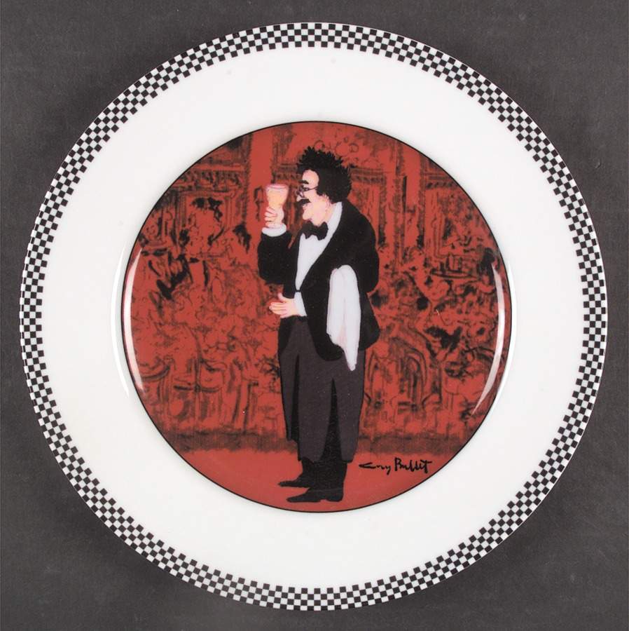 Les Garcons Dinner Plate by Guy Buffet-1