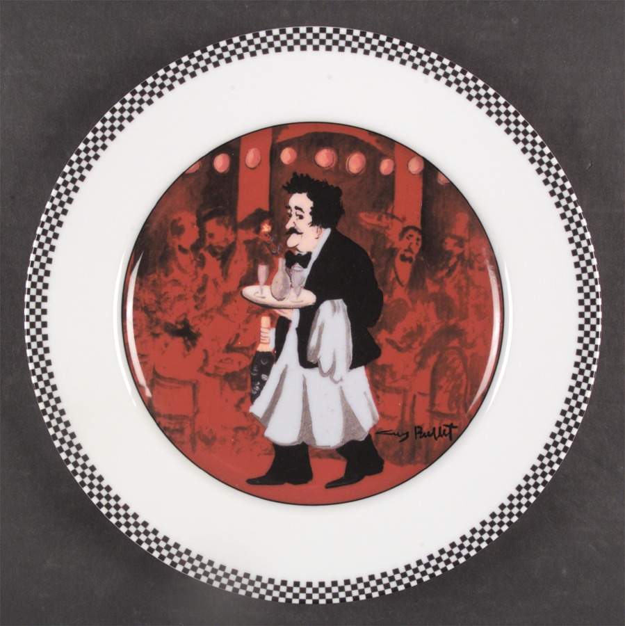 Les Garcons Dinner Plate by Guy Buffet-1