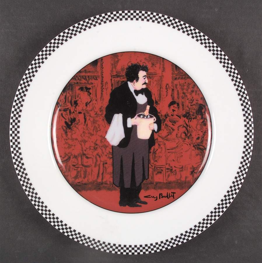 Les Garcons Dinner Plate by Guy Buffet-1