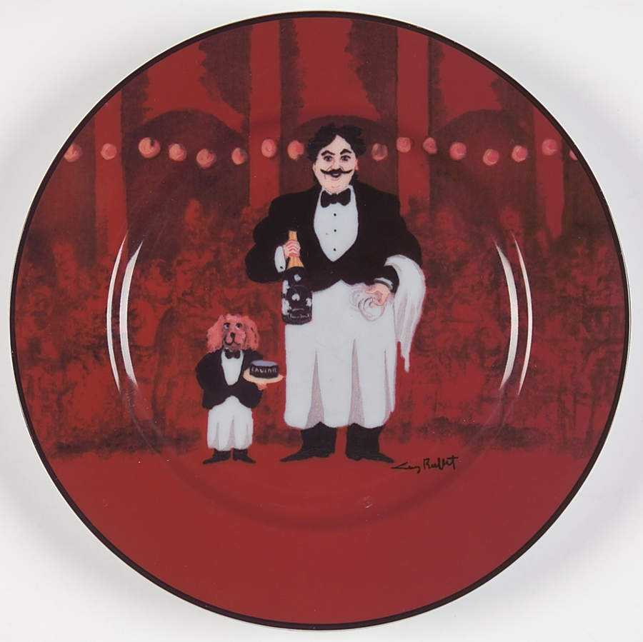 Les Garcons Salad Plate by Guy Buffet-1