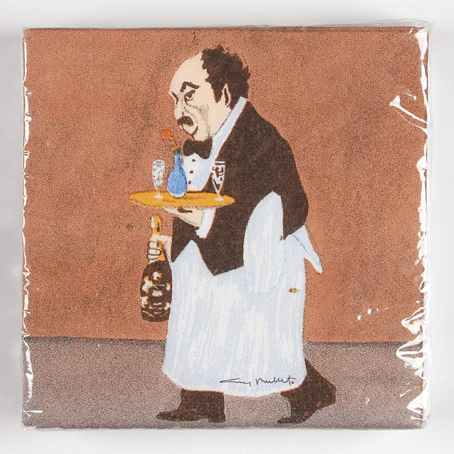 Les Garcons Package of Paper Cocktail Napkins by Guy Buffet-1