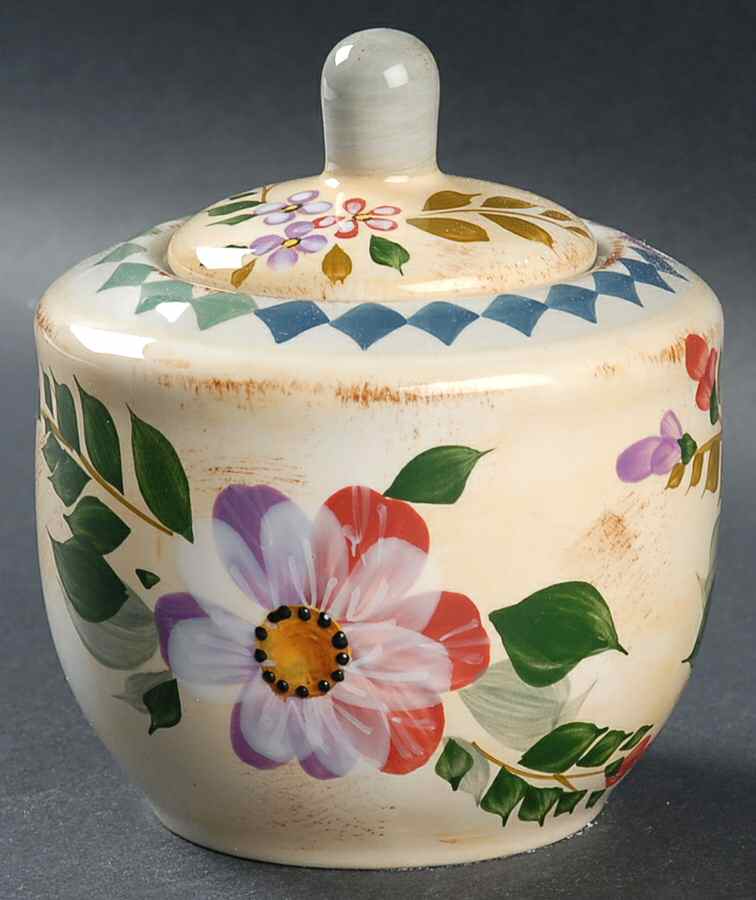 Wildflower Whisper Sugar Bowl & Lid by Gibson Designs-1
