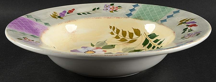 Wildflower Whisper 13" Round Serving Bowl by Gibson Designs-1