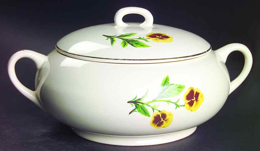 GEO372 Round Covered Vegetable by WS George-1
