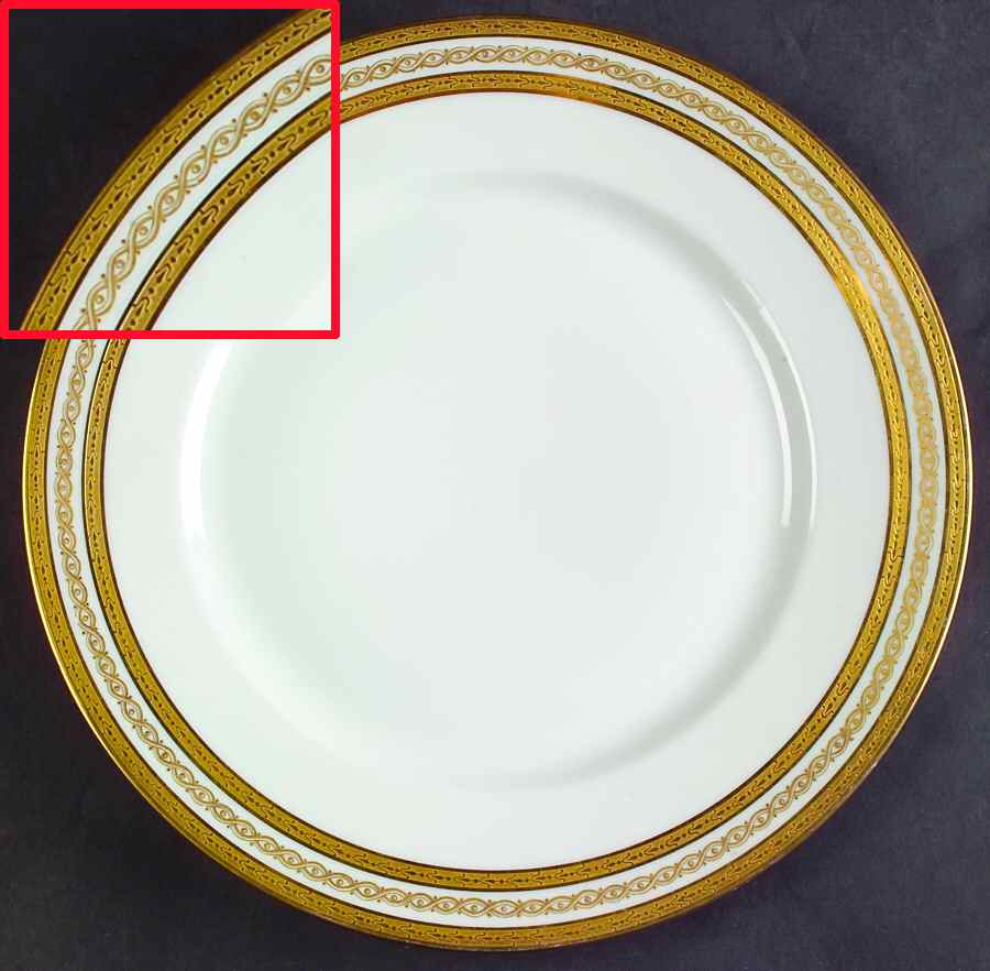 GUE469 Dinner Plate by WM Guerin-1