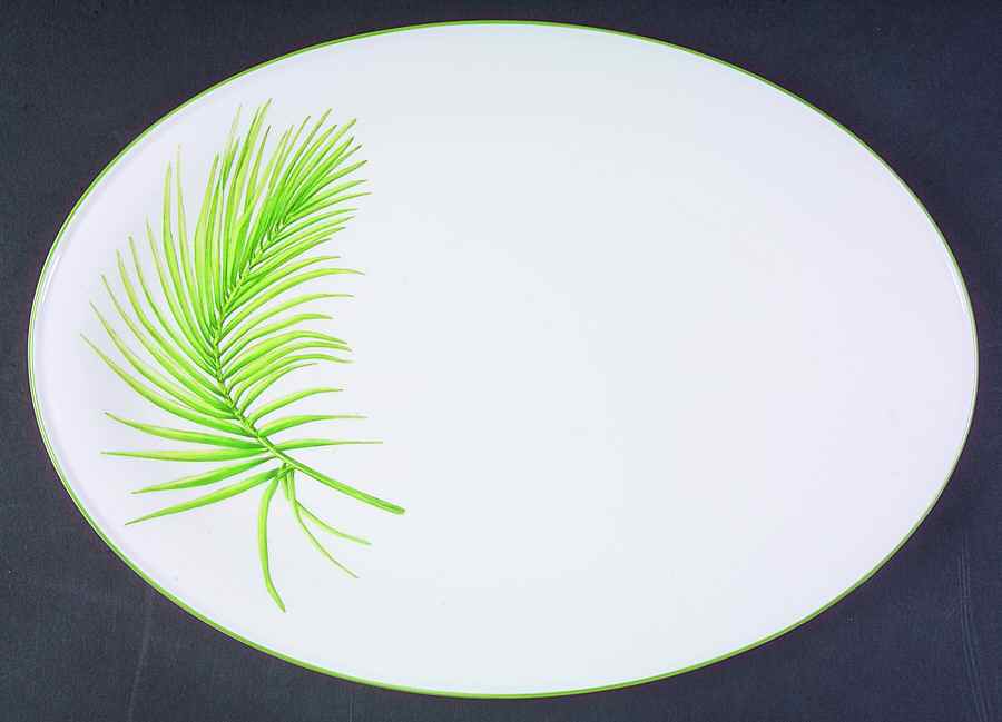 Cana Oscar's Garden 14" Oval Serving Platter by Ginori 1735-1