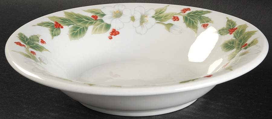 Christmas Melody Rim Soup Bowl by Gibson Designs-1