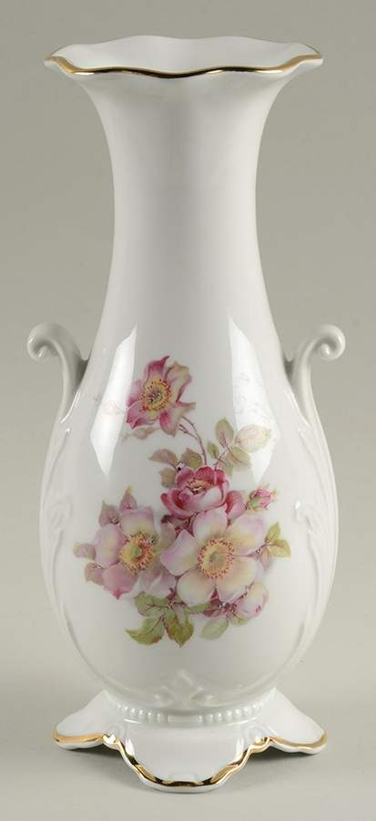 GDR2 8" Footed Vase by Gerold Porzellan-1