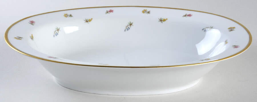 GIN162 10" Oval Vegetable Bowl by Ginori 1735-1