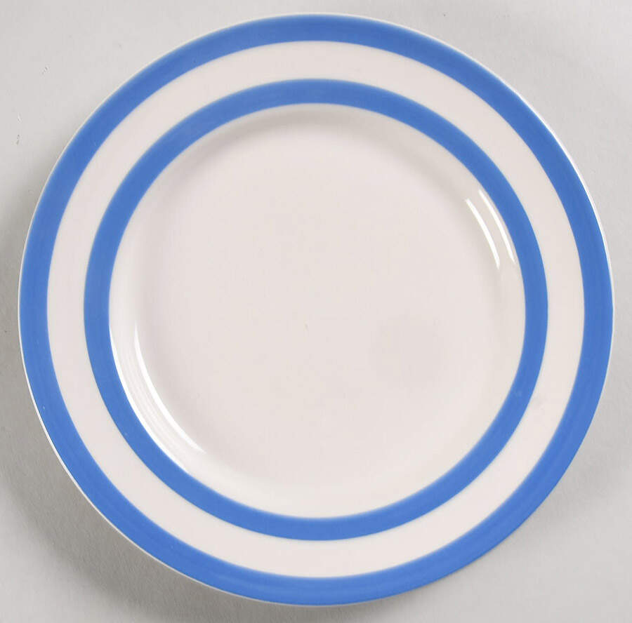 Cornish Blue Cream (Target Stamp) Dessert/Pie Plate by T G Green (England)-1