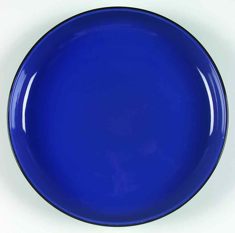 Color Oasis Blue Dinner Plate by Gibson Designs-1