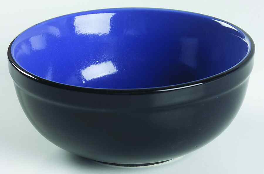 Color Oasis Blue Soup/Cereal Bowl by Gibson Designs-1