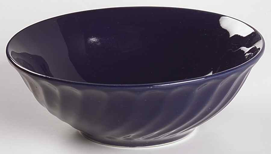 Aria Royal Blue Soup/Cereal Bowl by Gibson Designs-1