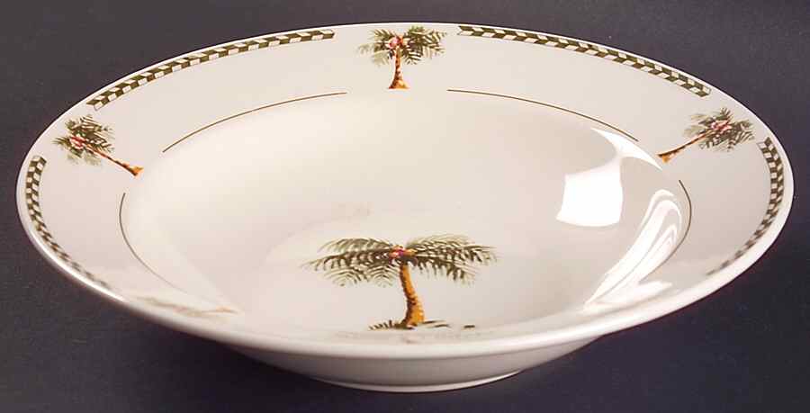 Bahama Large Rim Soup Bowl by Gibson Designs-1