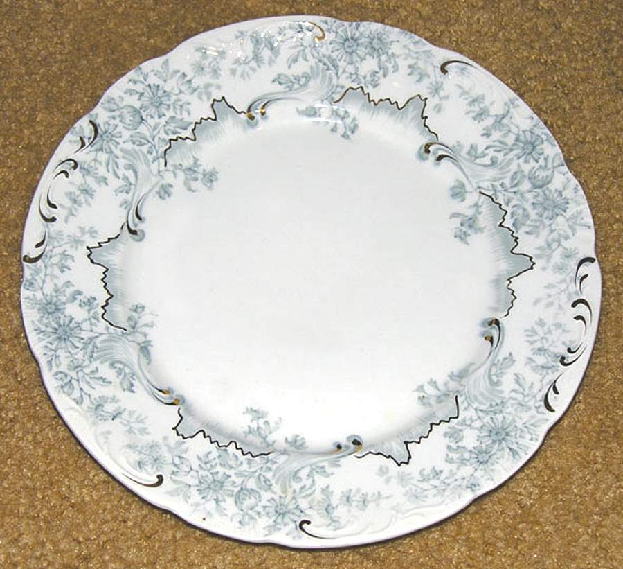 Antique Blue (Gold Accents) Dinner Plate by Grindley-1