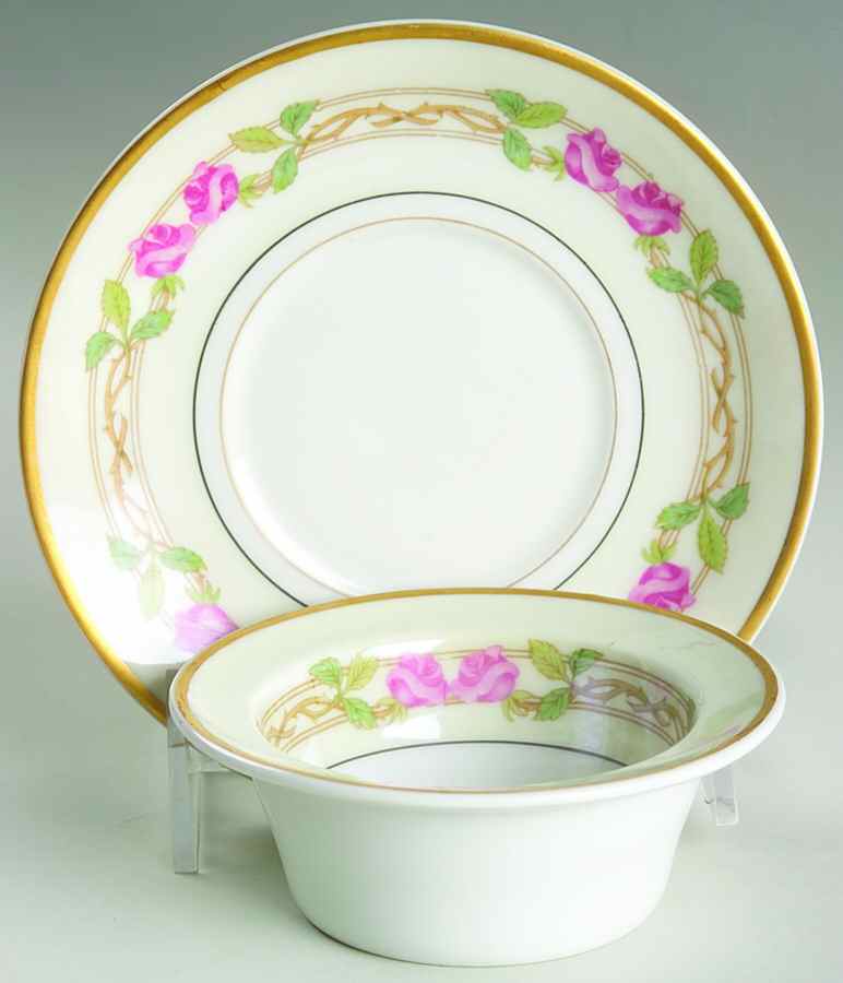 GUE482 Ramekin & Saucer Set by WM Guerin-1