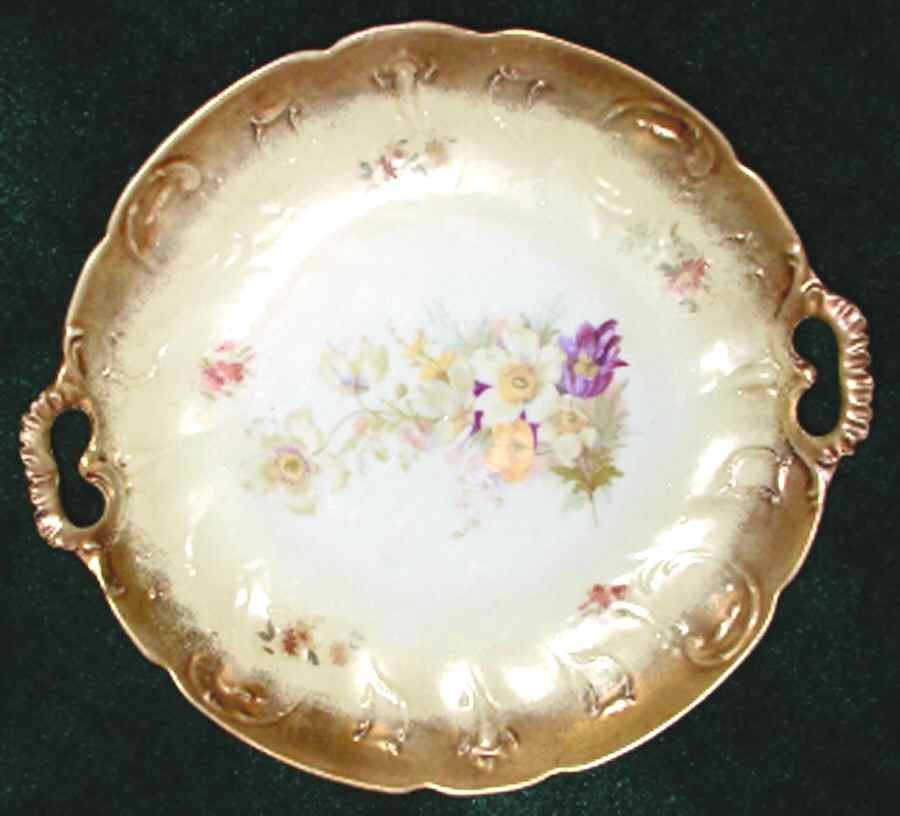 6454 Handled Cake Plate by Germany-1