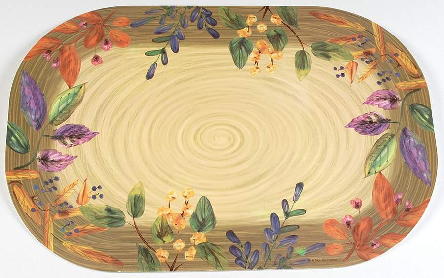 Shadow Wood Reversible Plastic Foam Place Mat by Gibson Designs-1
