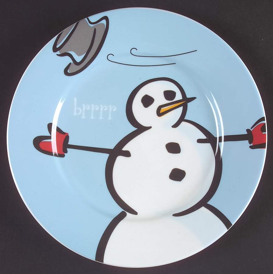 Warm Wishes Salad Plate by Gibson Designs-1
