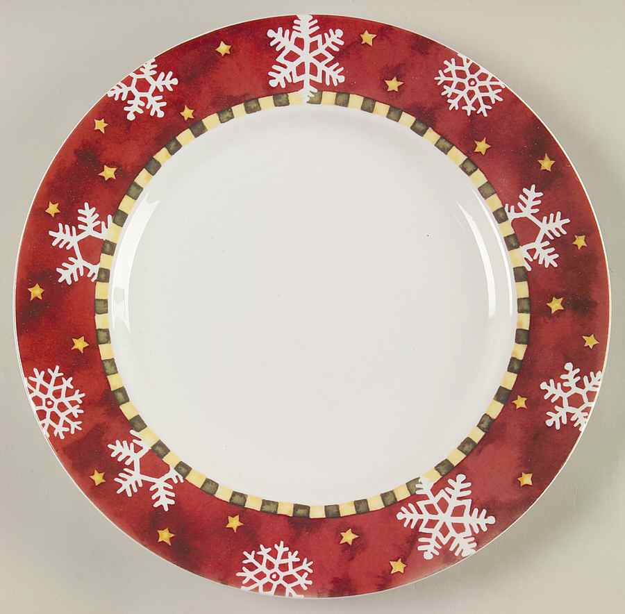 Santa with Friends Dinner Plate by Gibson Designs-1