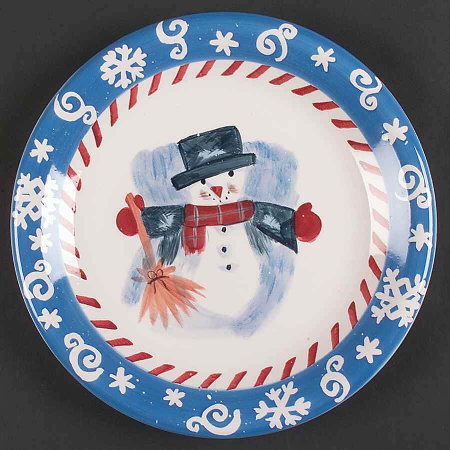 Snowman Sonata Dinner Plate by Gibson Designs-1