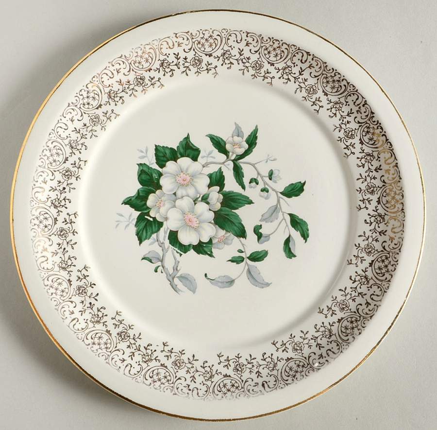 Dogwood Luncheon Plate by Georgian China-1