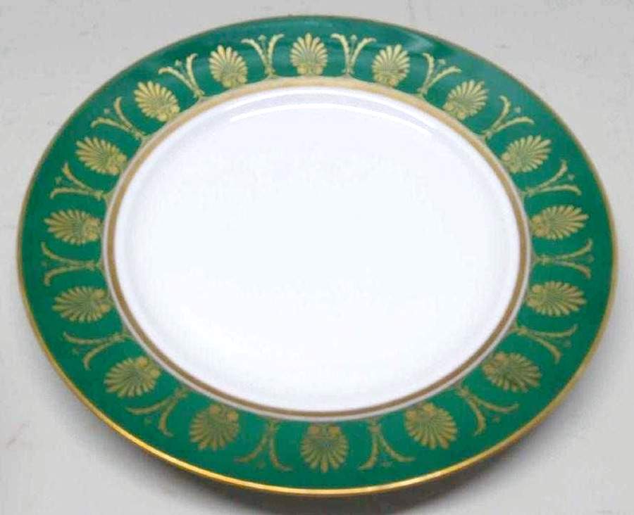 Pompei Green Dinner Plate by Ginori 1735-1
