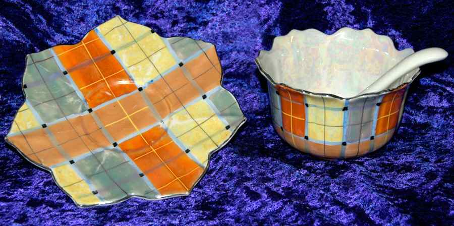 GCA14 Mayonnaise & Ladle w/Underplate by Gold Castle-1