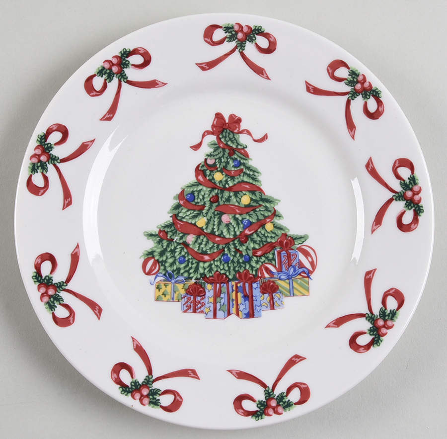 Christmas Morning Salad Plate by Gibson Designs-1