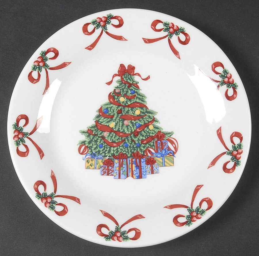 Christmas Morning Salad/Dessert Plate by Gibson Designs-1
