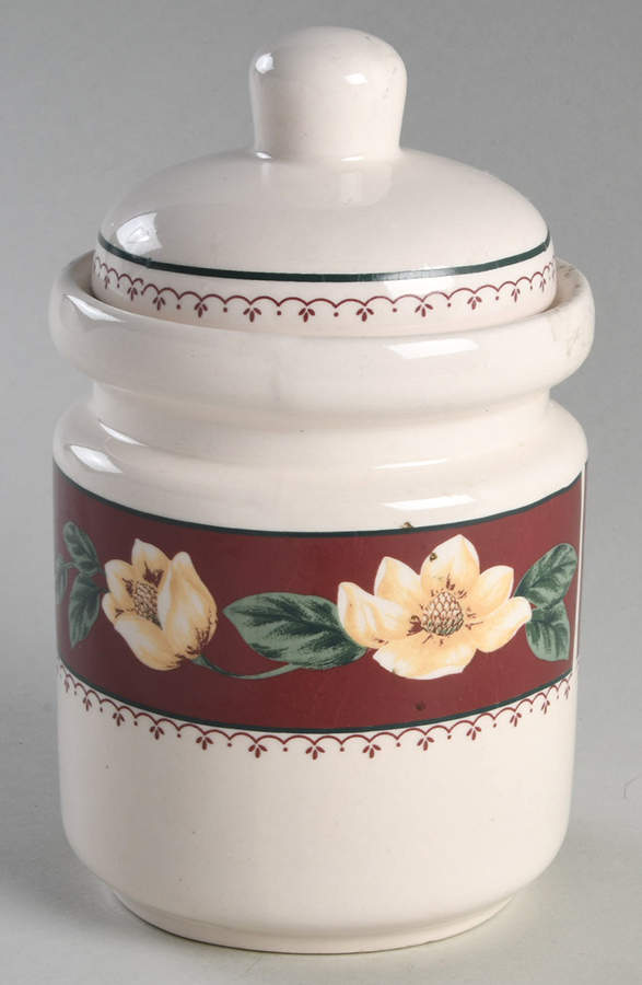 Magnolia Bloom Small Canister & Lid by Gibson Designs-1