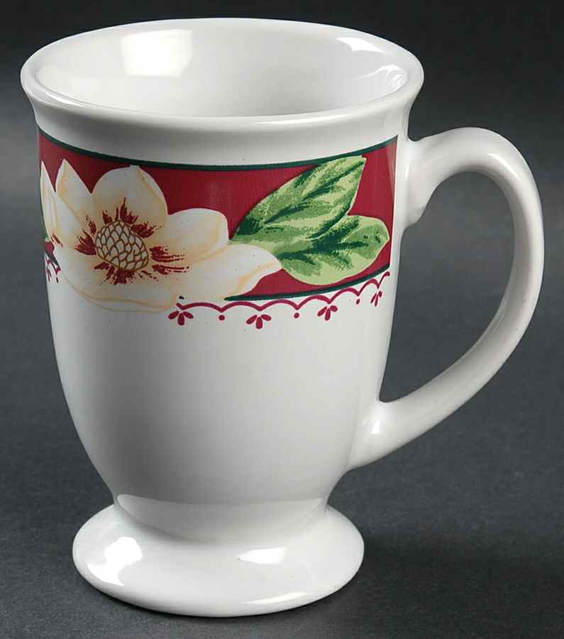 Magnolia Bloom Pedestal Mug by Gibson Designs-1