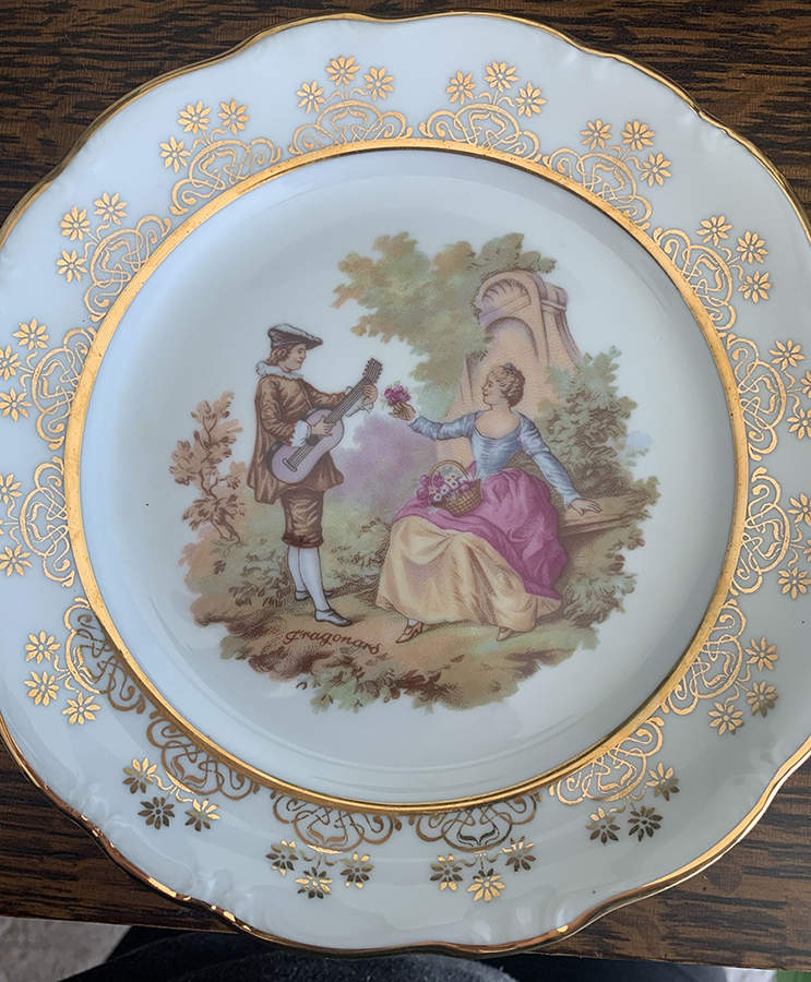GLP11 Salad Plate by Gloria Porcelain-1