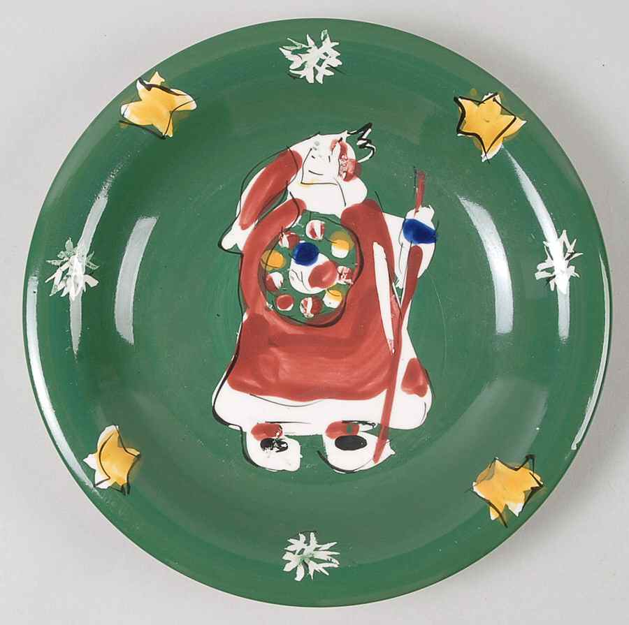 Folk Noel Salad Plate by Gibson Designs-1