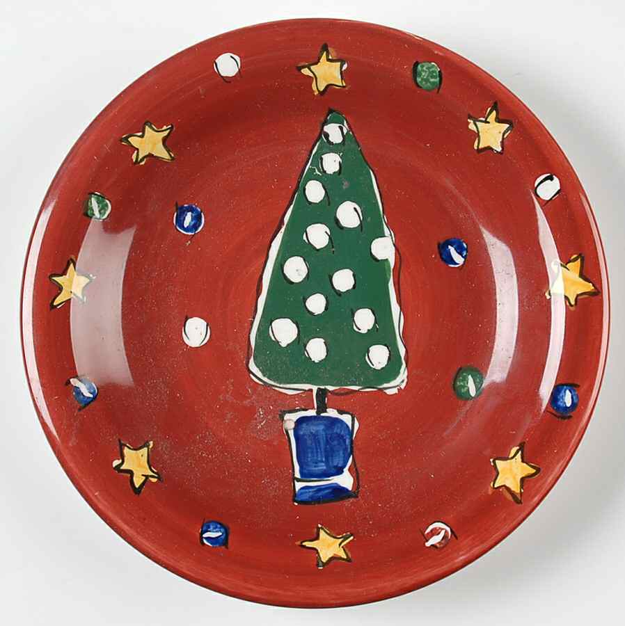 Folk Noel Salad Plate by Gibson Designs-1