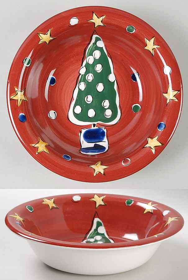 Folk Noel Soup/Cereal Bowl by Gibson Designs-1