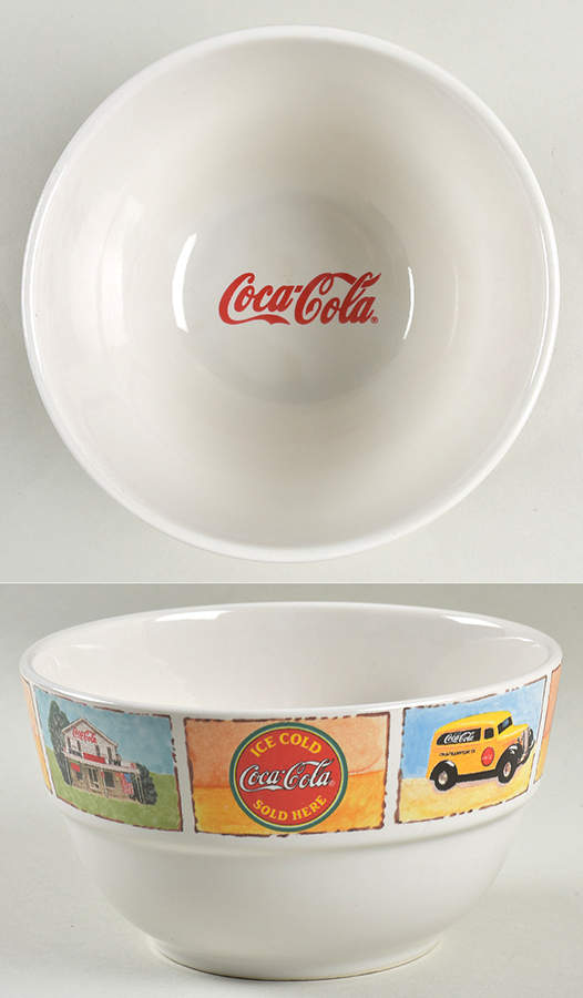 COCA COLA GOOD OLD DAYS Soup/Cereal Bowl by Gibson Designs-1