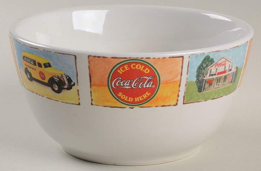 COCA COLA GOOD OLD DAYS Soup/Cereal Bowl by Gibson Designs-1