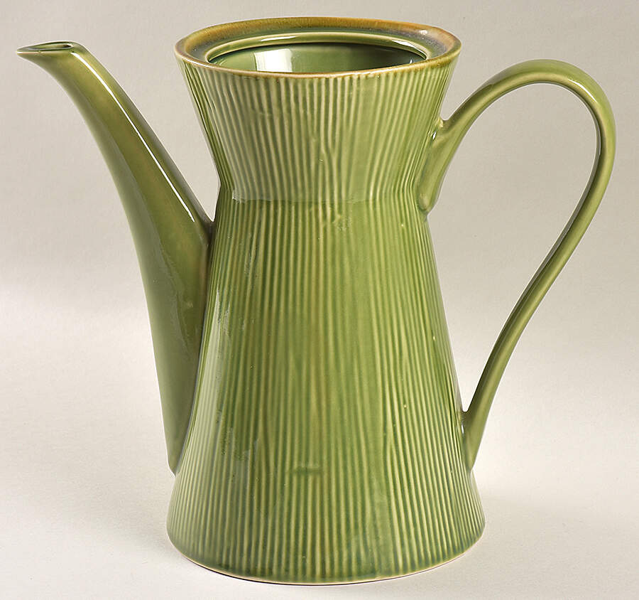 Lotus Leaf Green Coffee Pot No Lid by Gibson Designs-1