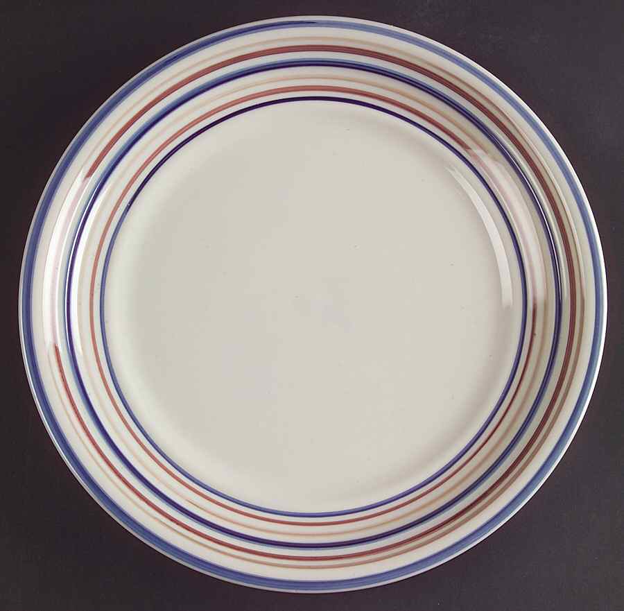 Durastone II Burgundy Dinner Plate by Gibson Designs-1