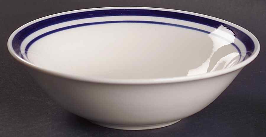 Basic Living II Windham Navy Soup/Cereal Bowl by Gibson Designs-1