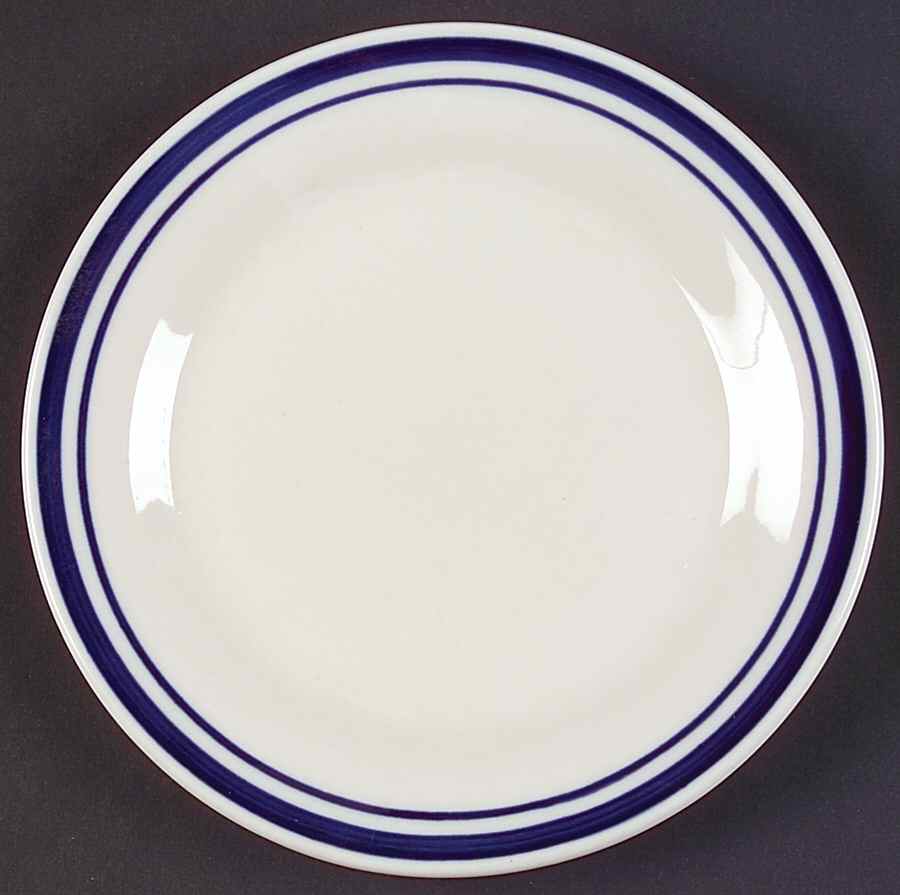Basic Living II Windham Navy Salad Plate by Gibson Designs-1