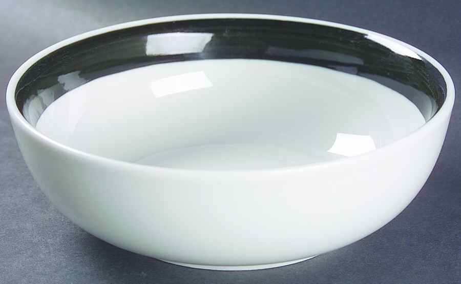 Basic Living III Black Soup/Cereal Bowl by Gibson Designs-1