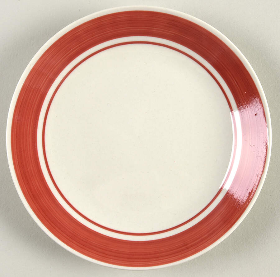 Basic Living VIII Merlot (Red) Salad Plate by Gibson Designs-1