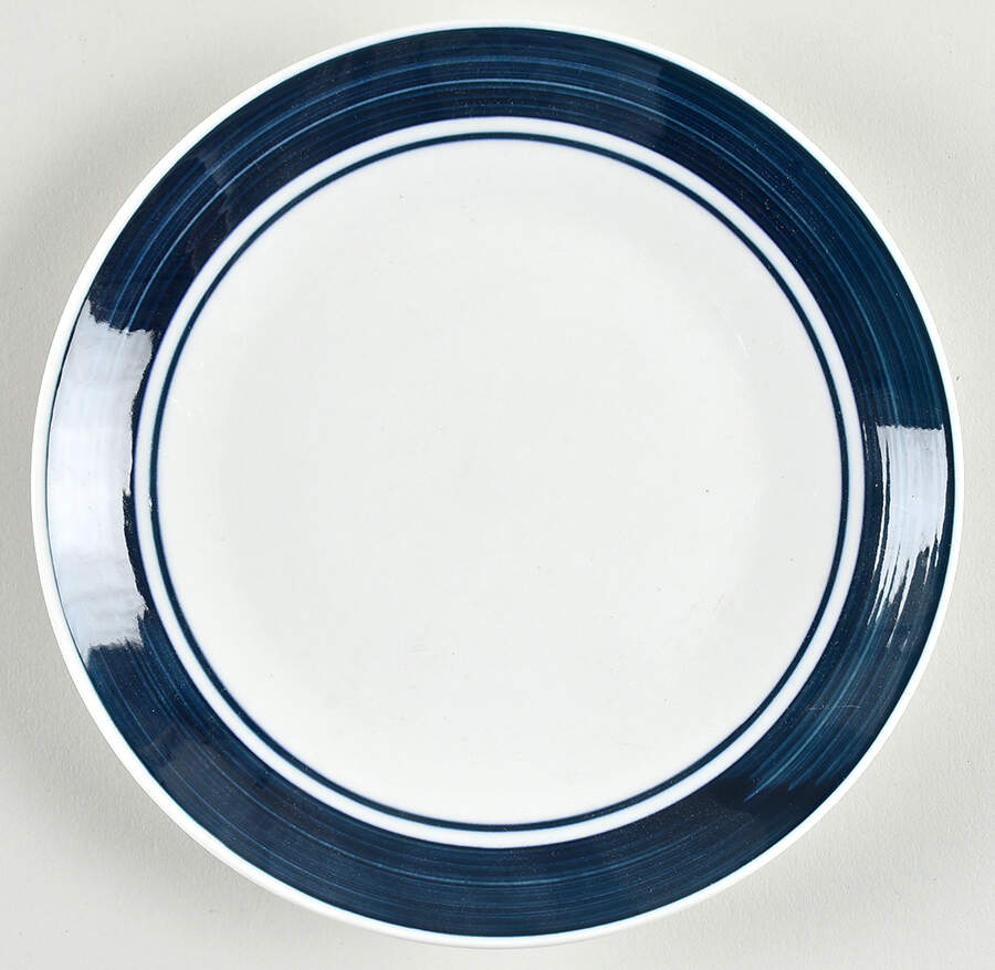Basic Living VIII Cobalt Salad Plate by Gibson Designs-1