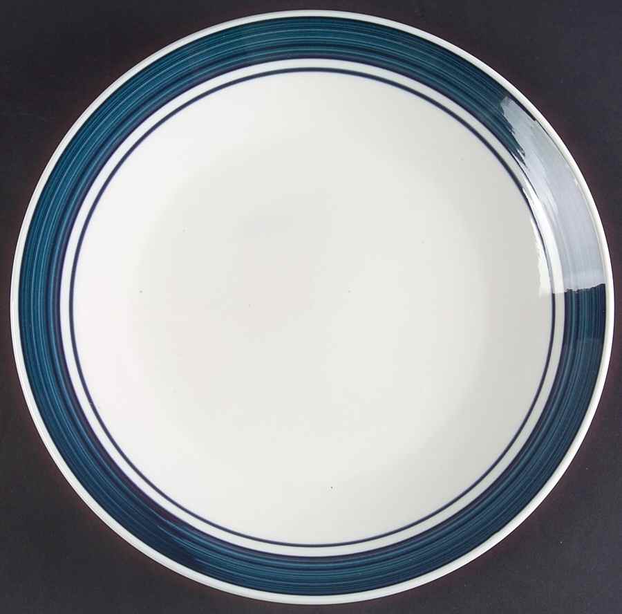 Basic Living VIII Cobalt Dinner Plate by Gibson Designs-1