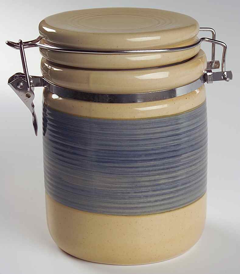 Retreat Blue Small Canister & Lid by Gibson Designs-1