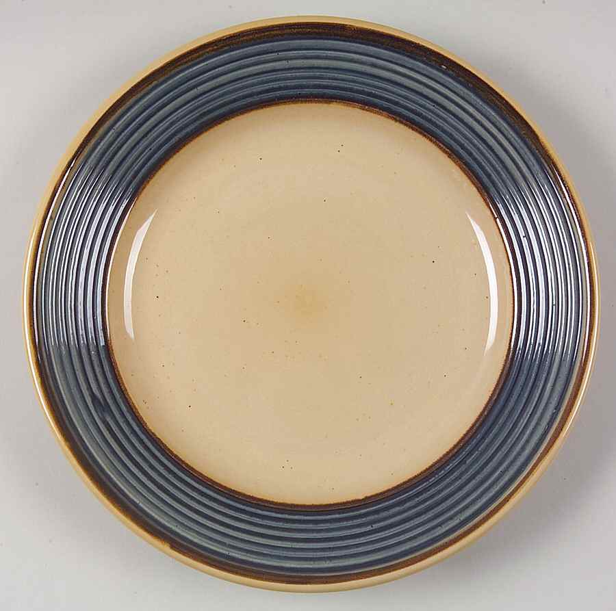 Retreat Blue Salad/Dessert Plate by Gibson Designs-1