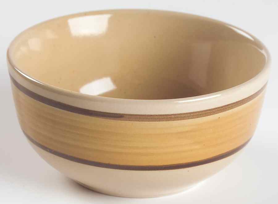 Retreat Yellow 4" All Purpose Bowl by Gibson Designs-1