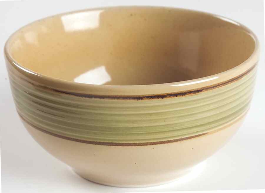 Retreat Green Soup/Cereal Bowl by Gibson Designs-1